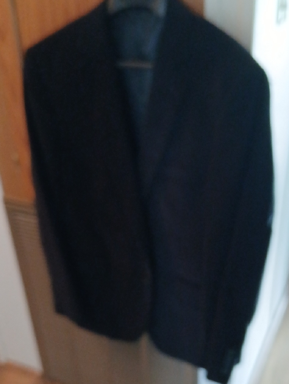 Men's Classic Black Blazer - Brand Unspecified